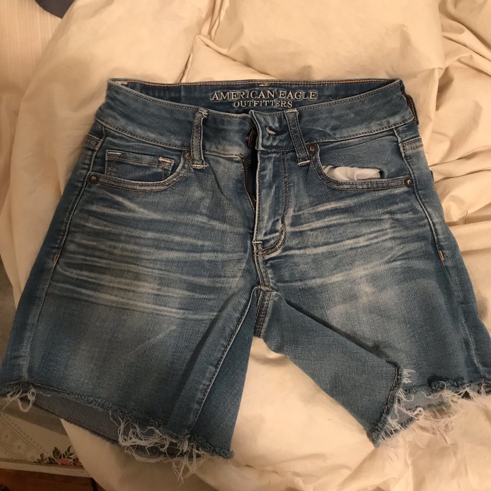 American eagle jean shorts